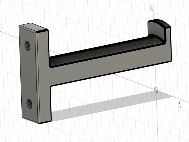 Minimum Dimensions Spool Holder for 2020 Extrusion