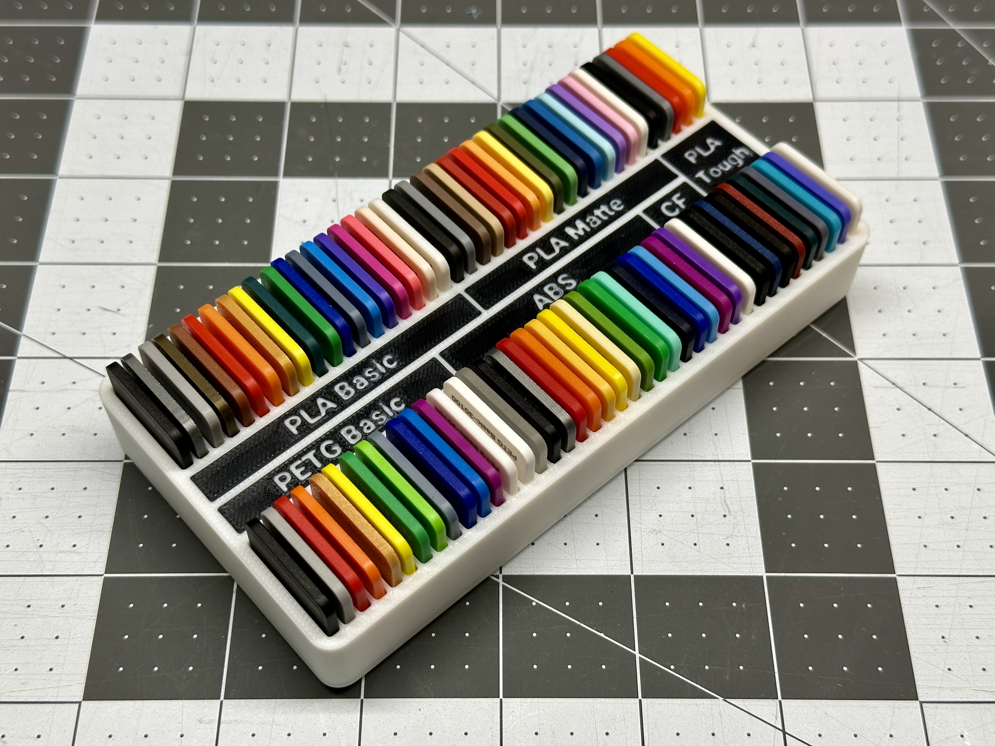Bambu Lab Filament Swatch Display