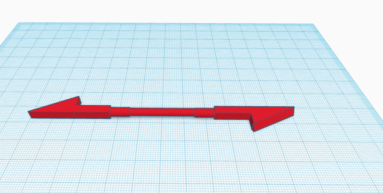 Double sided spear for a Modibot
