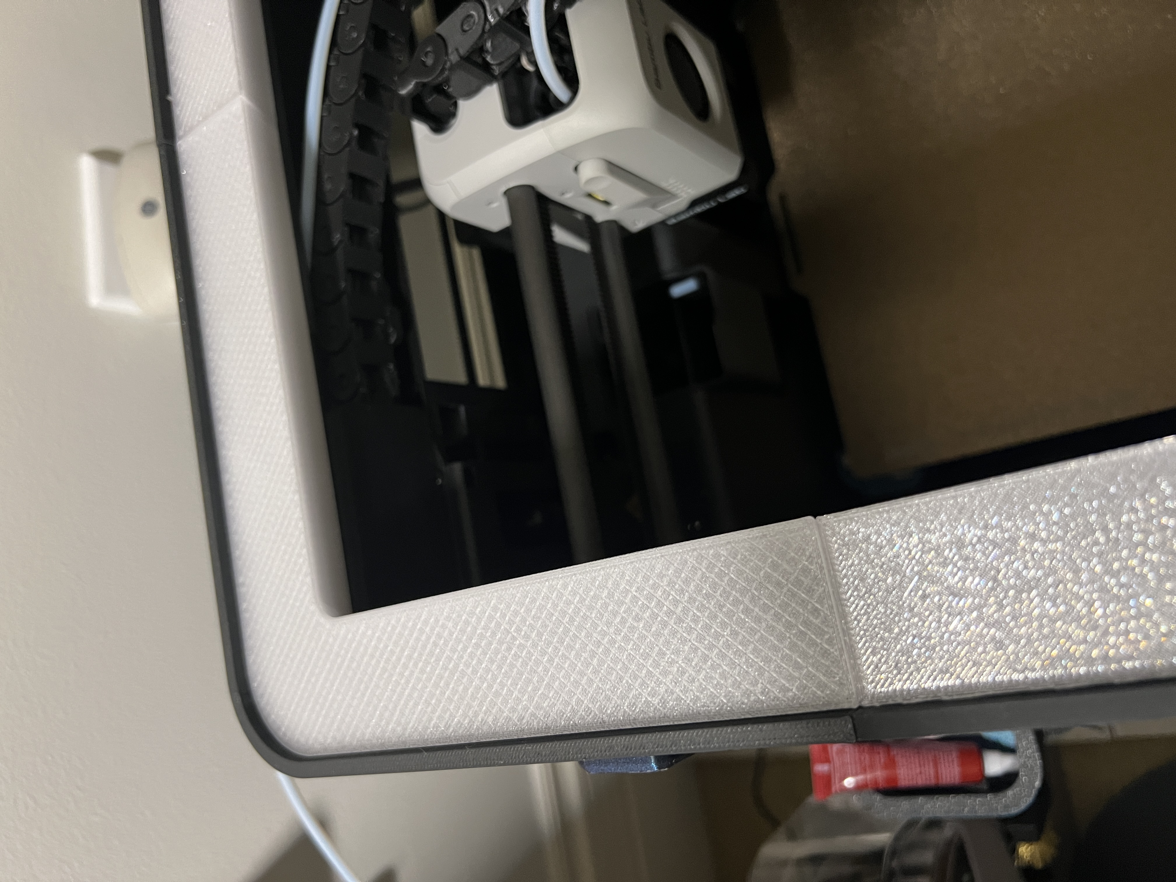 Miniatura 4 do modelo 3D Clear LED diffuser ARC Enclosure Riser 10mm