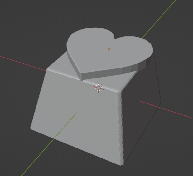 Heart keycap