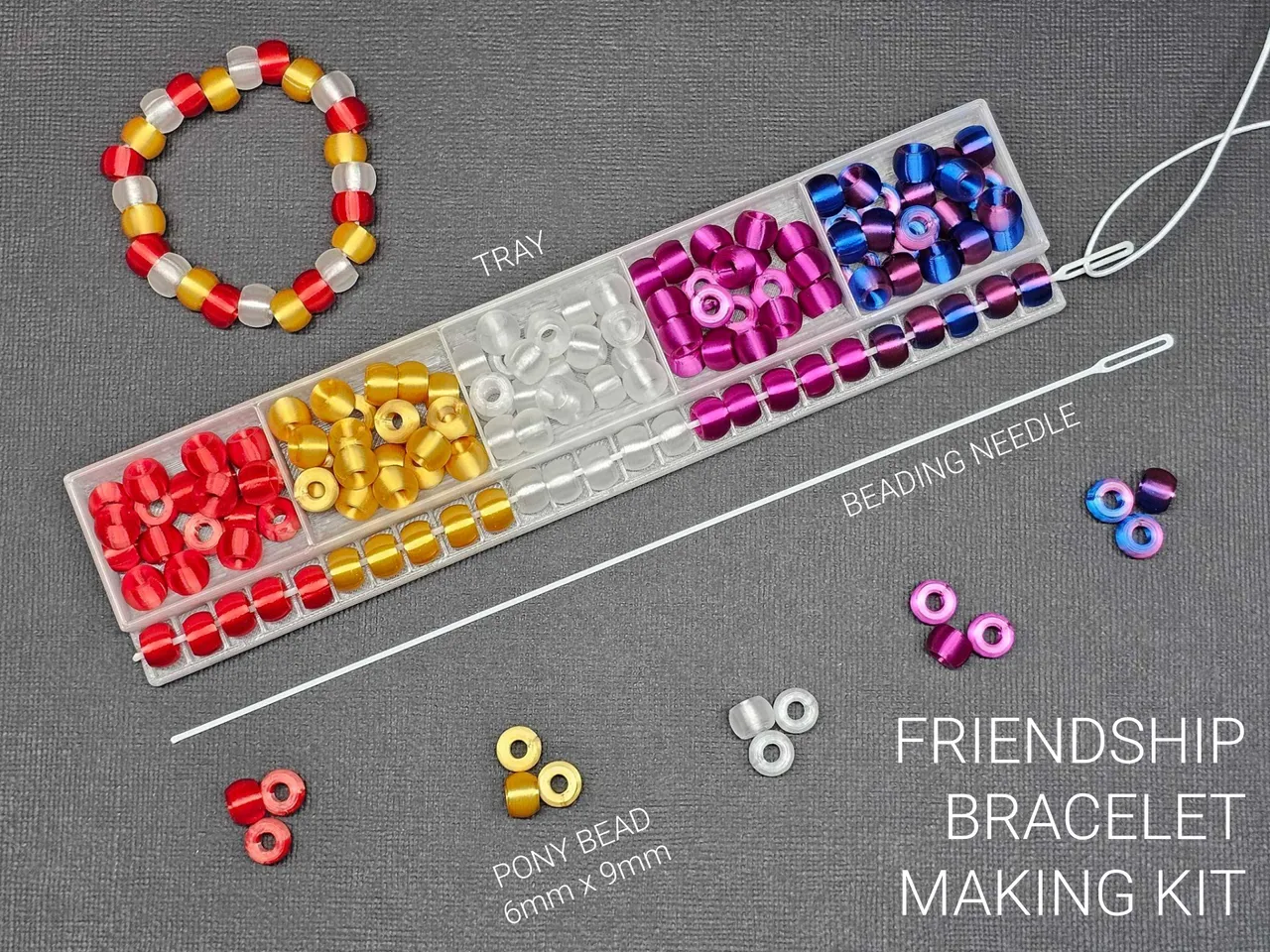 Friendship Bracelet Making Kit by Karen Chau Designs