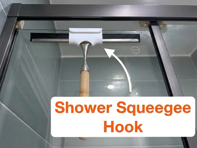 Shower Squeegee Hook Generator — Parametric (OpenSCAD)
