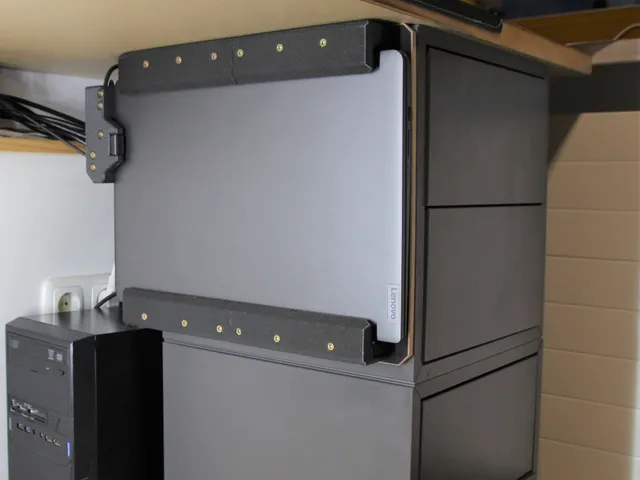 Wall-Mounted Laptop Docking Station (Slide-In)