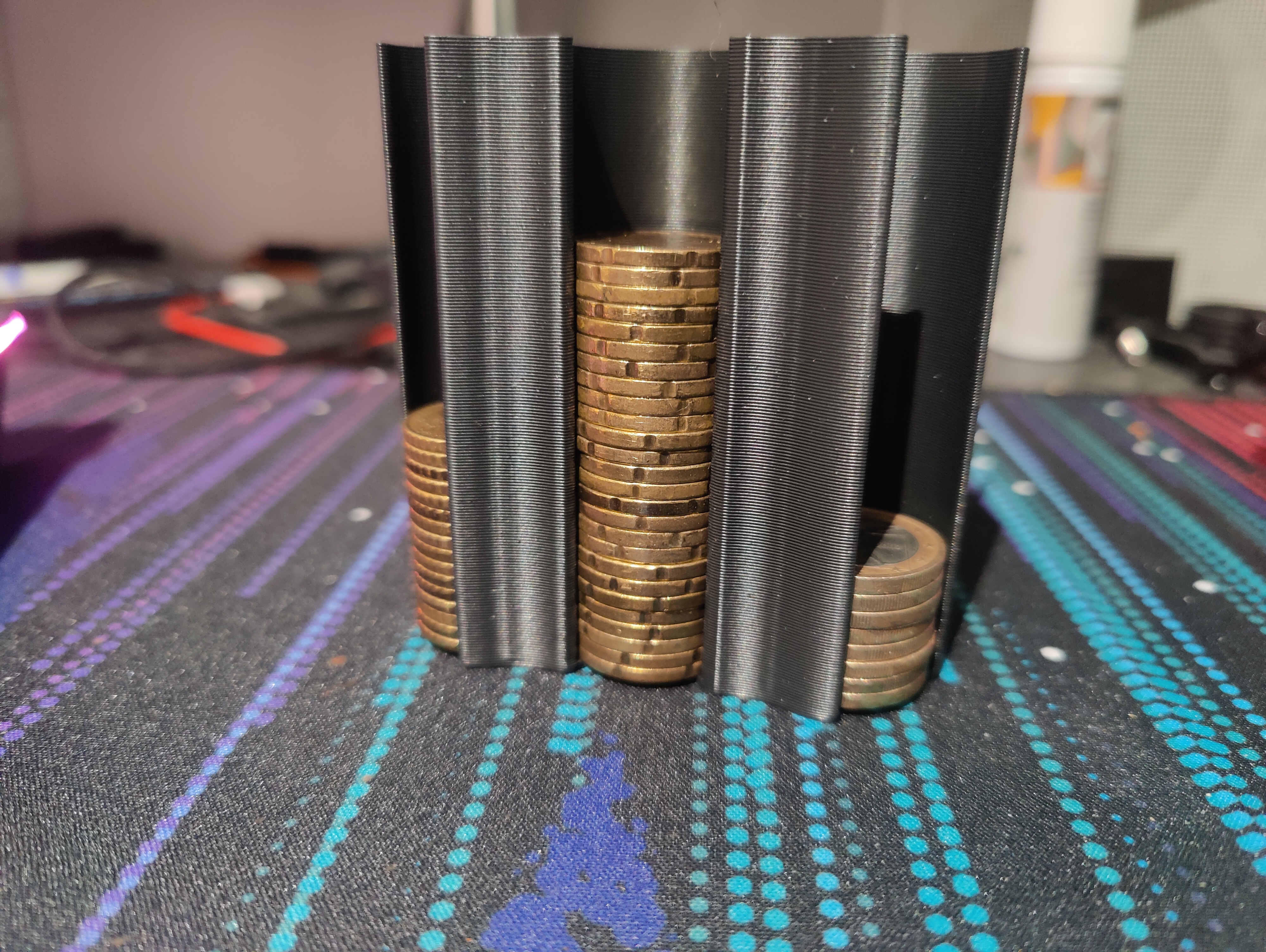 Euro coin holder (5¢ to 2€)