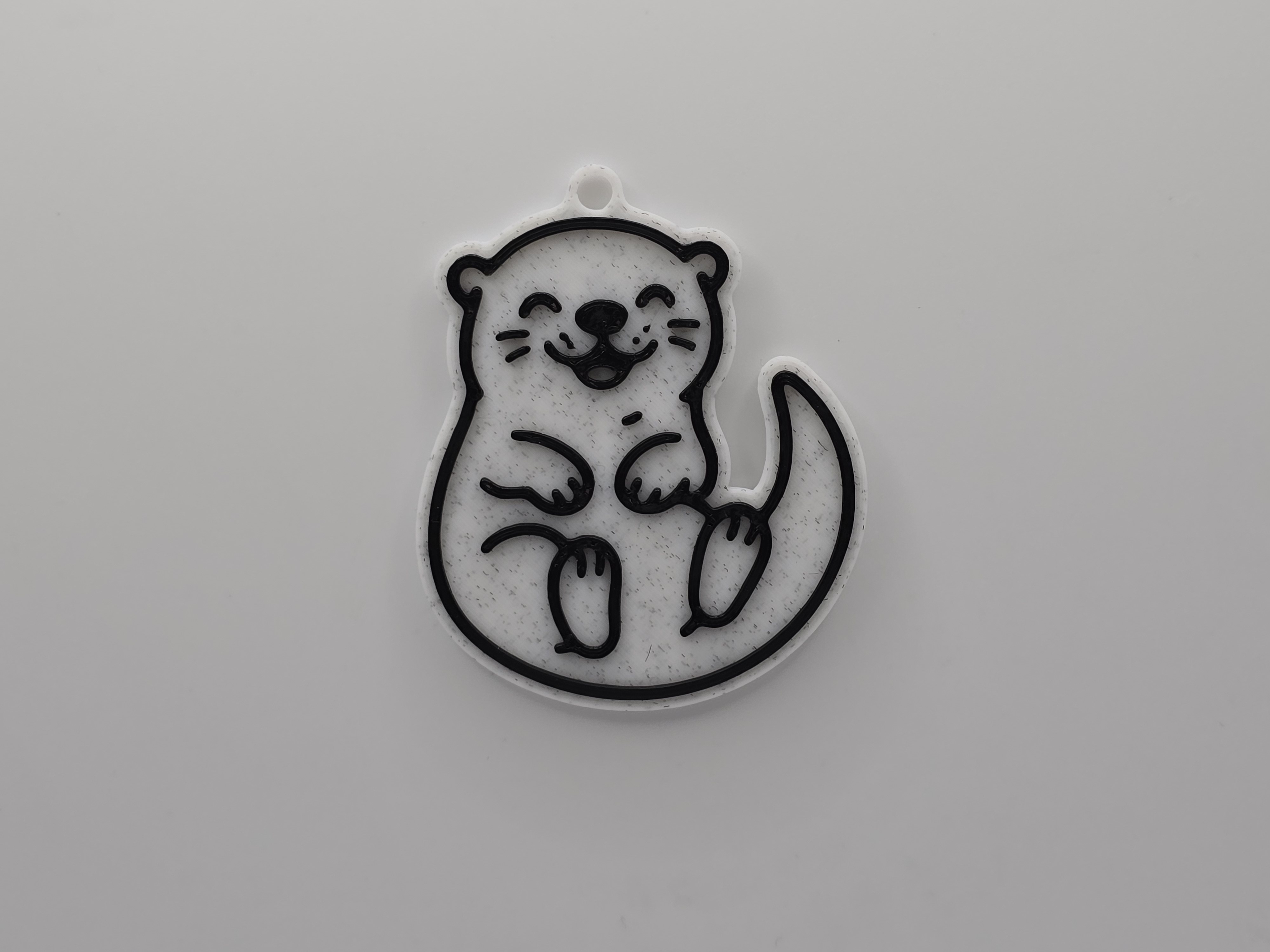 Cute Otter Keychain