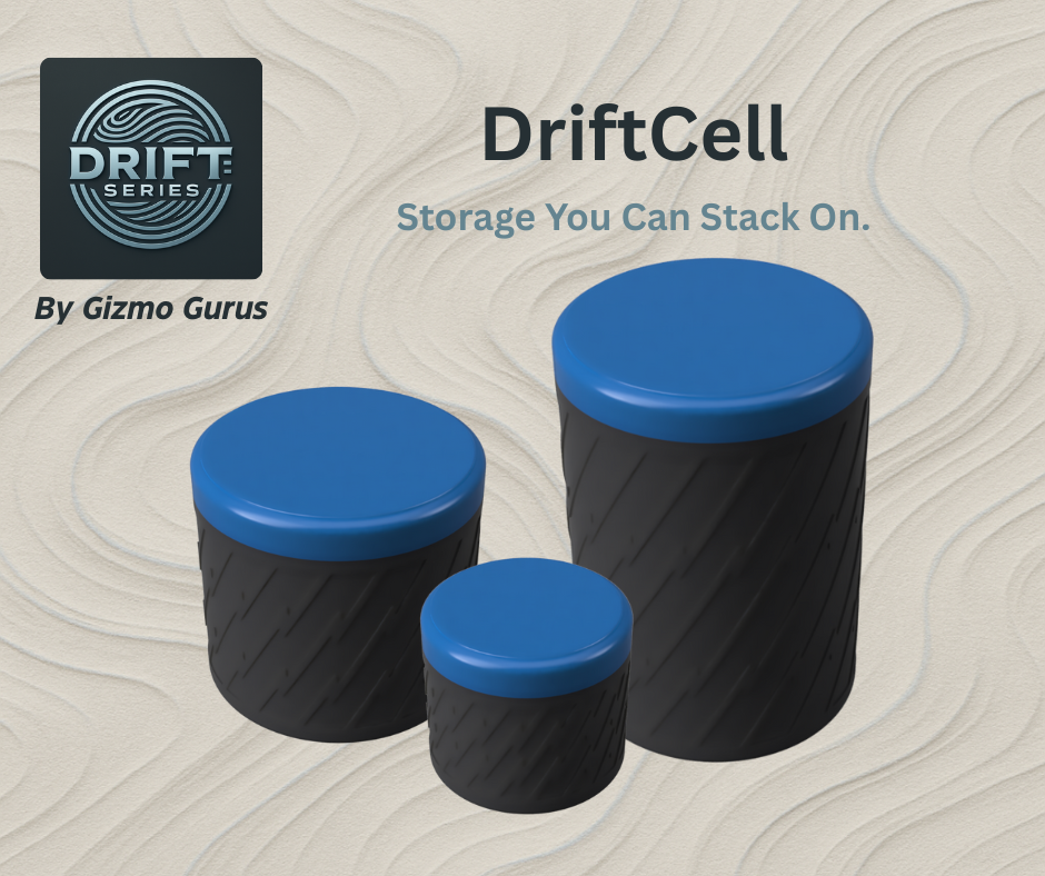DriftCell - Stackable Containers in Many Sizes