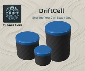DriftCell - Stackable Containers in Many Sizes