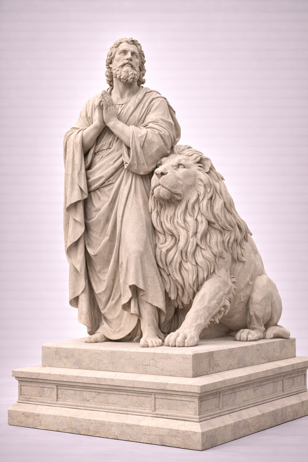 Daniel and the Lion Statue