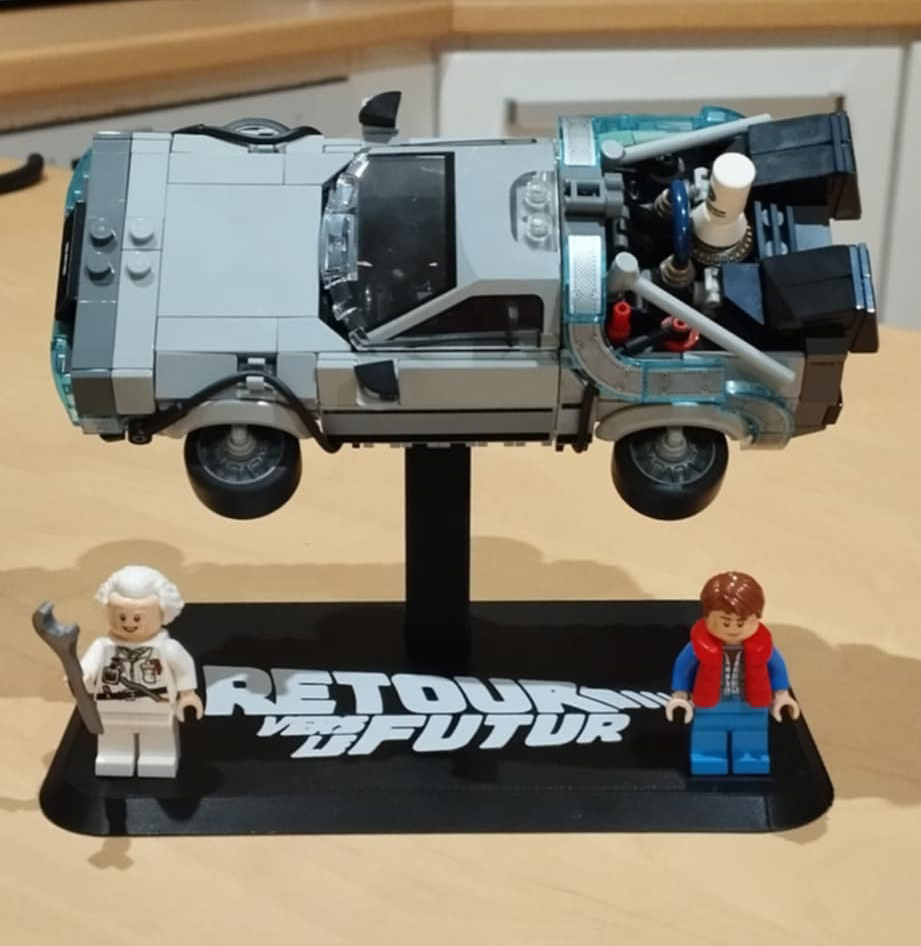 Back to the Future 77256 Display Stand French text