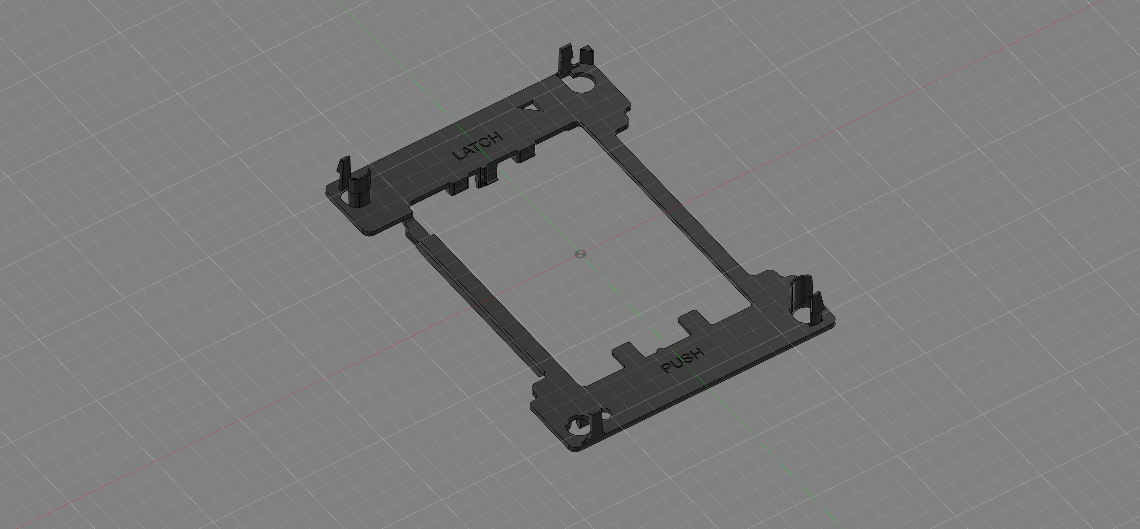 LGA 3647 Narrow Carrier Clip (CPU heatsink clip) (Narrow ILM)