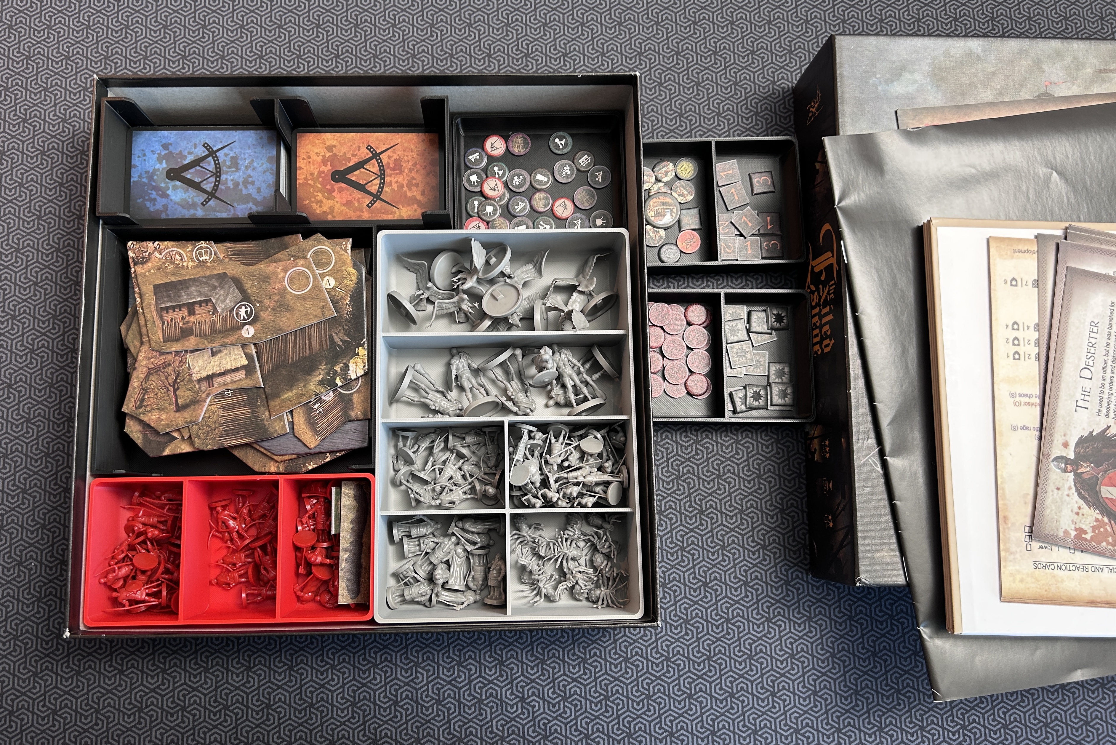 The Exiled: Siege Board Game Insert