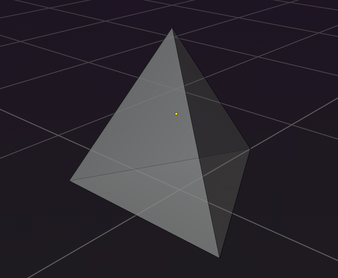 Lowest Poly Sphere - (Regular Tetraeder)