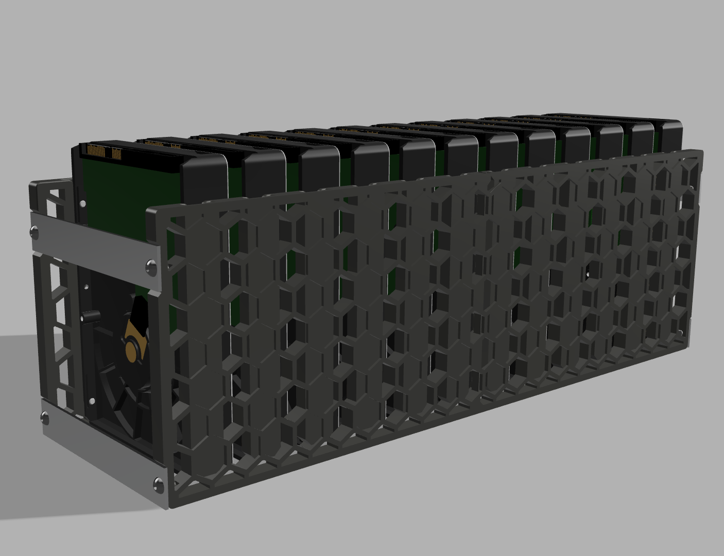 12 Bay 3.5" HDD Cage