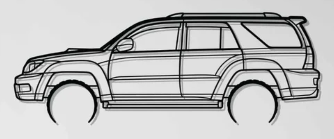 Toyota 4Runner 4x4 Wall Art