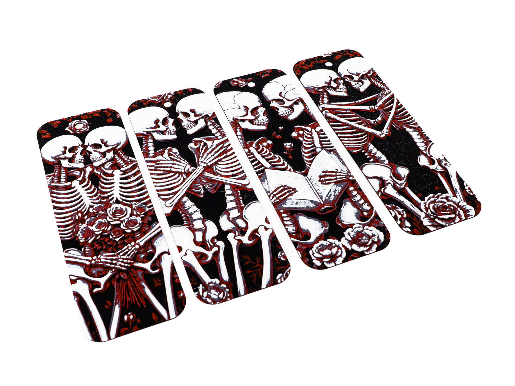 Miniatura 3 do modelo 3D Skeleton Romance Bookmarks