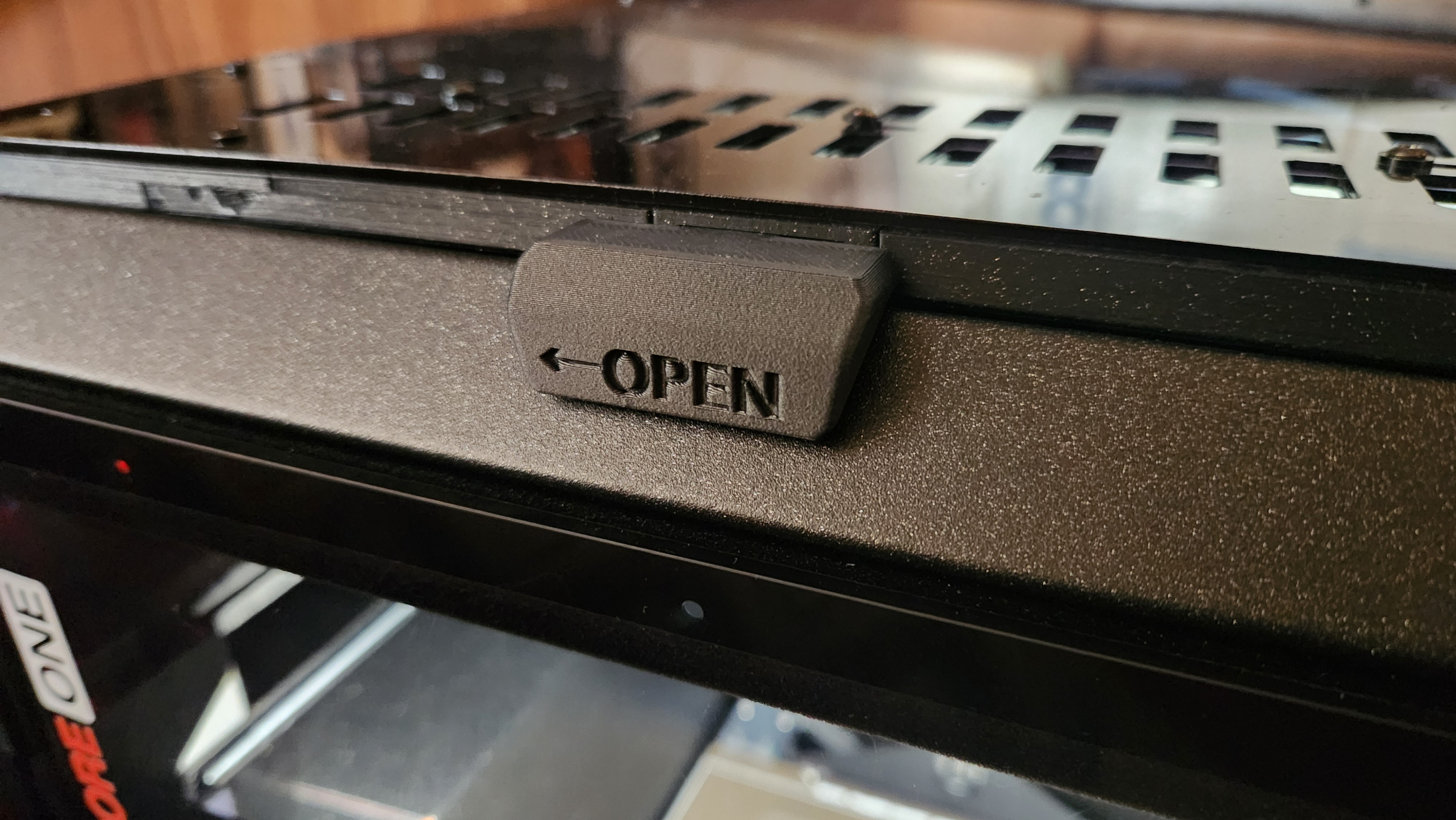 Prusa CORE One to CORE One+ Vent Lever remix for magnetic top