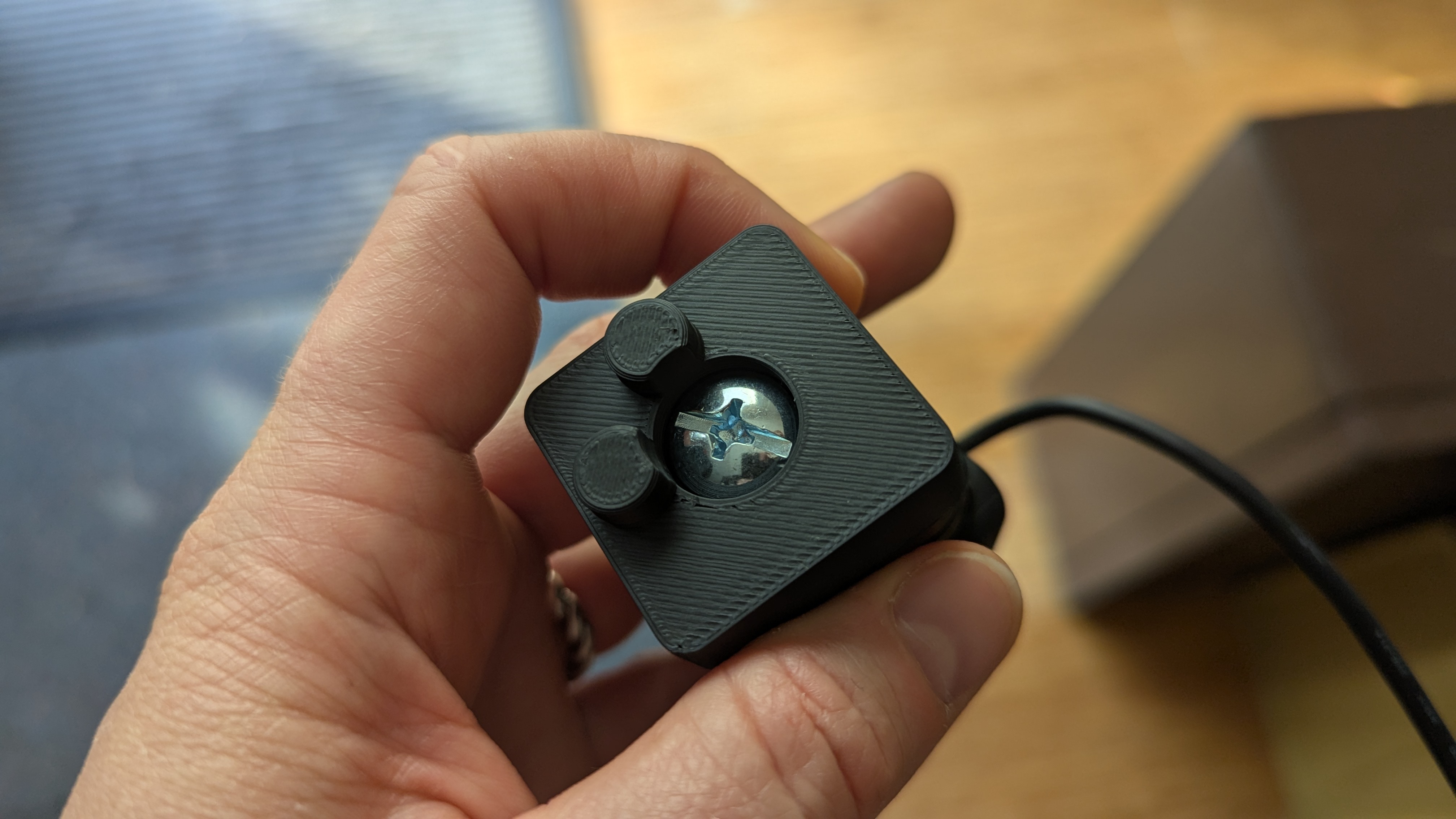 Ender-5 Max Nebula Cam Mount with larger screw cap hole