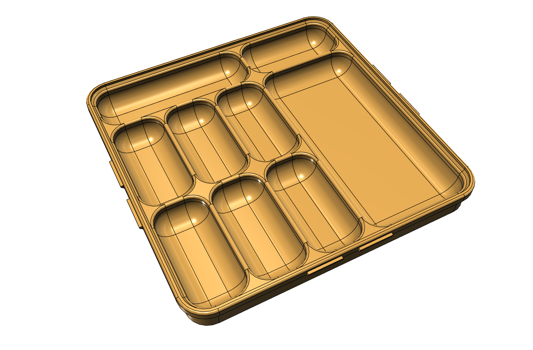Miniatura 3 do modelo 3D Stackable Small Parts Trays