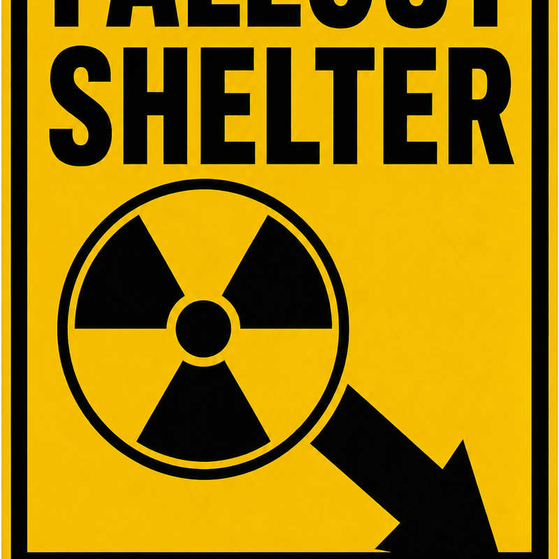 Fallout Shelter Sign by RawLayer | Download free STL model | Printables.com