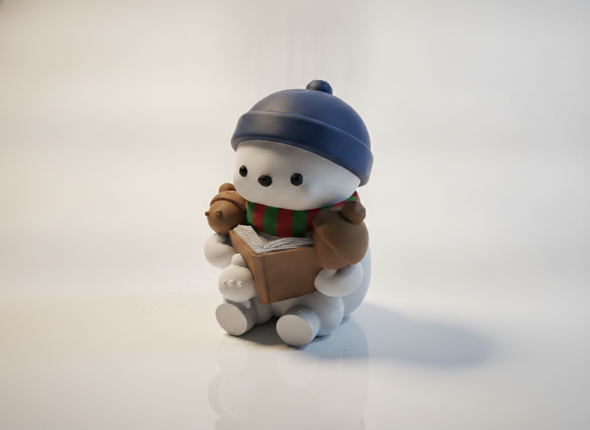 Snowman Reading