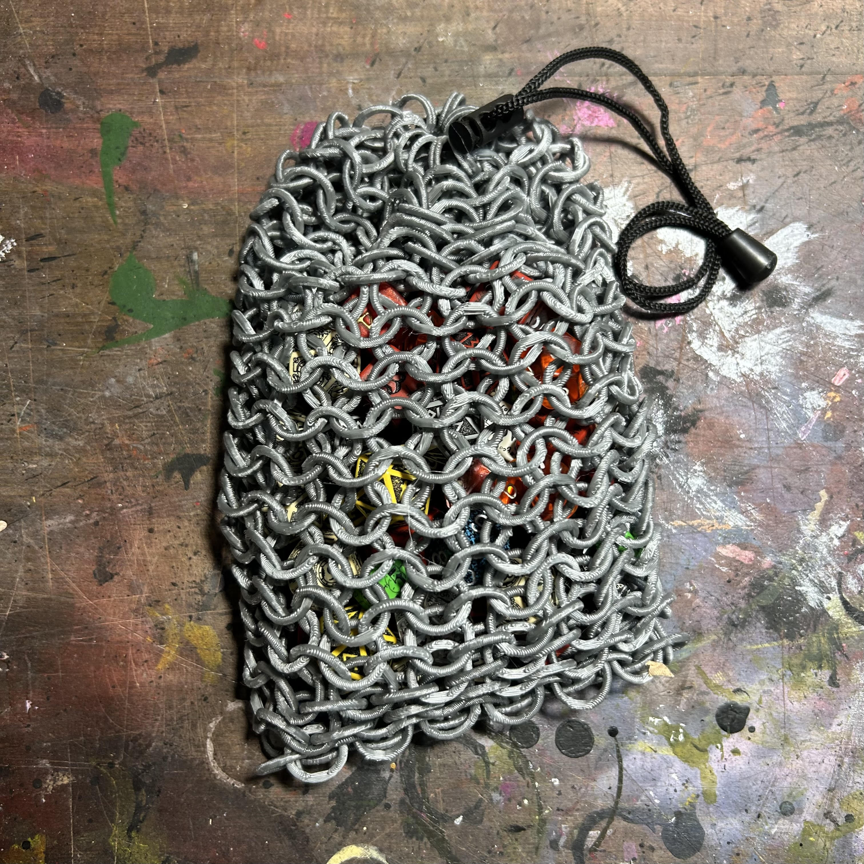 Chainmail Dice Bag — thumbnail 2