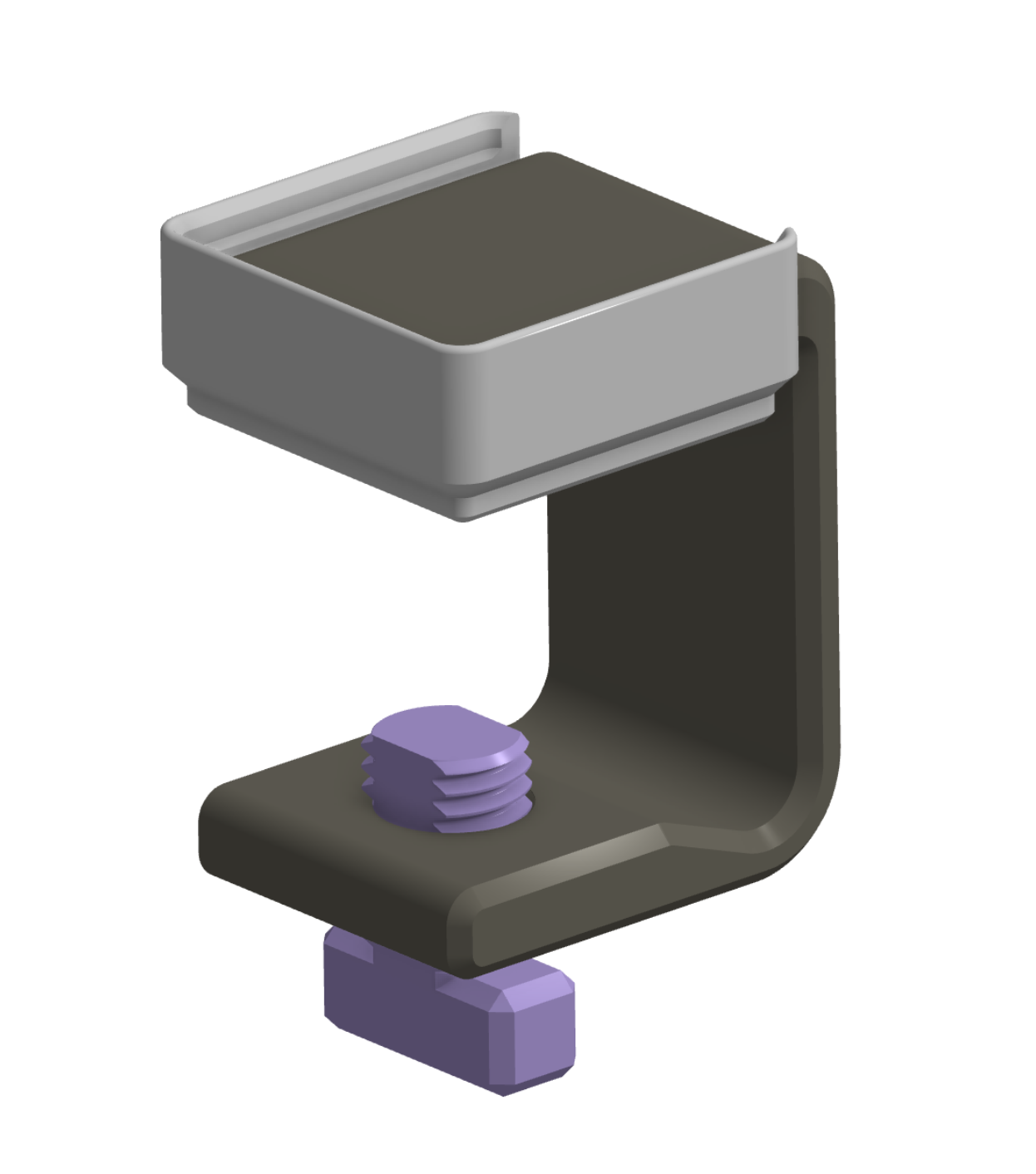 Even smaller gridfinity desk clamp