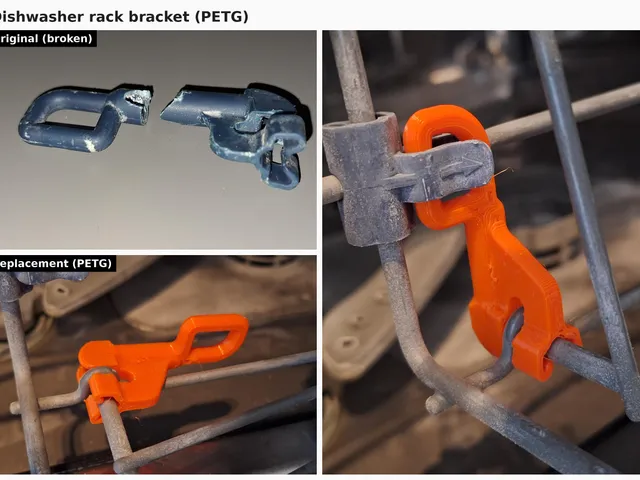 Dishwasher rack bracket (replacement clip) – Etna VW545T