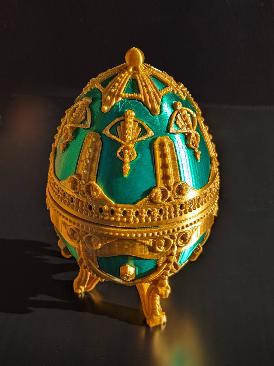 Art Deco Faberge Puzzle Egg (no mmu needed) — miniatura 5