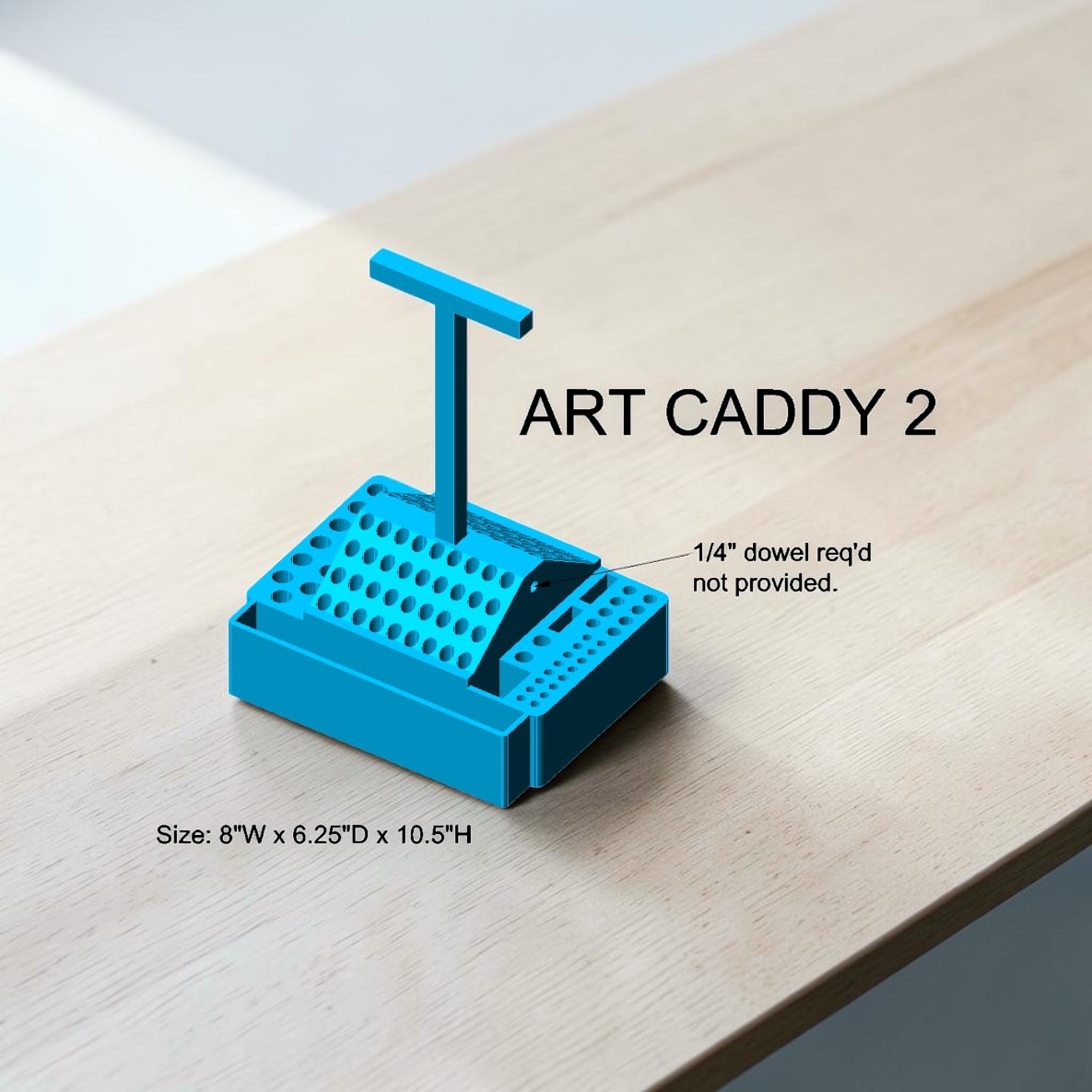 Art Caddy 2 - A portable art supply storage and carrier