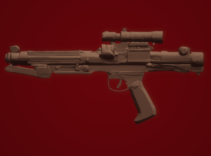 star wars E-11 blaster rifle