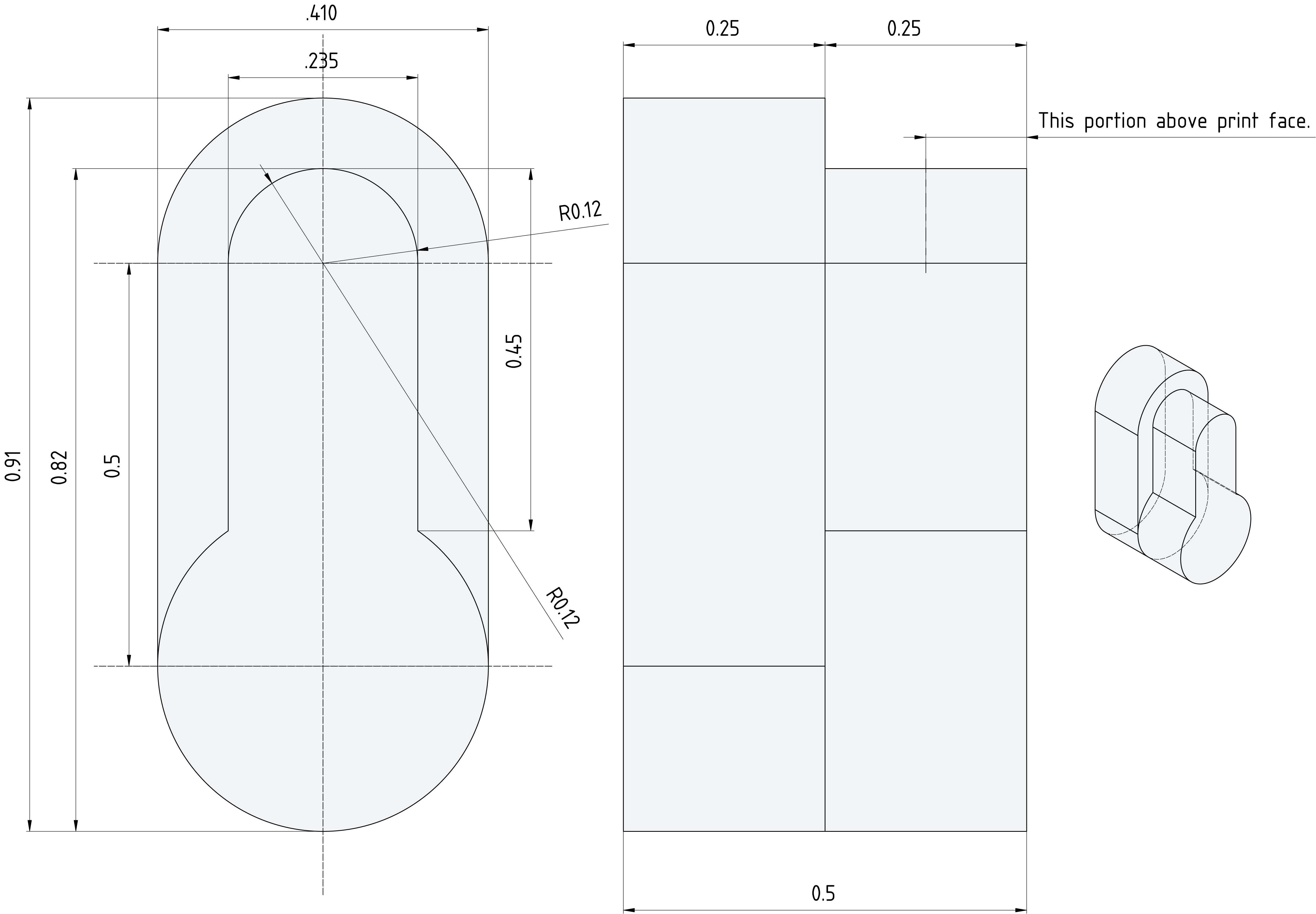 Miniatura 2 do modelo 3D Keyhole Hanger BOOLEAN TOOL