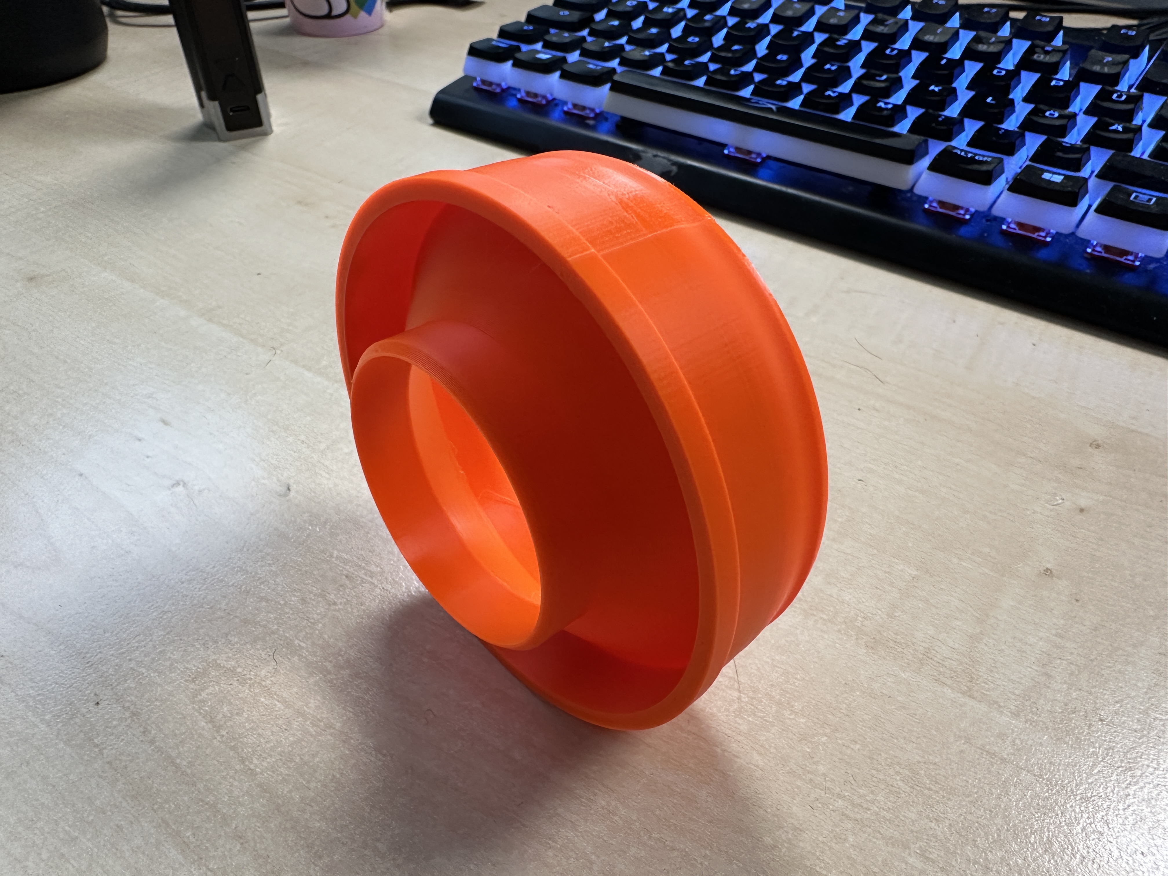 Miniatura 2 do modelo 3D Prusament Spool Stacker Adapter, Parametric