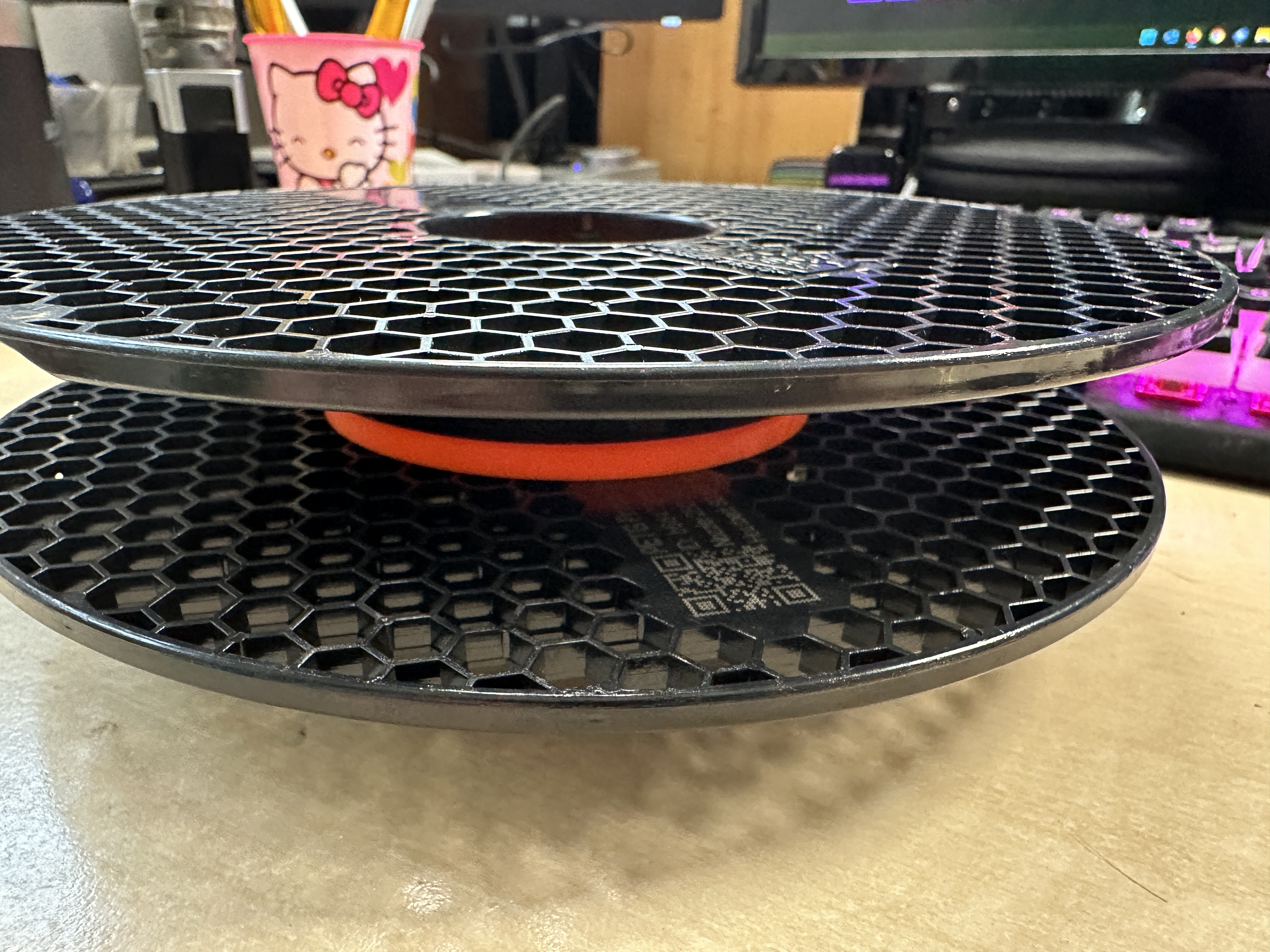 Prusament Spool Stacker Adapter, Parametric