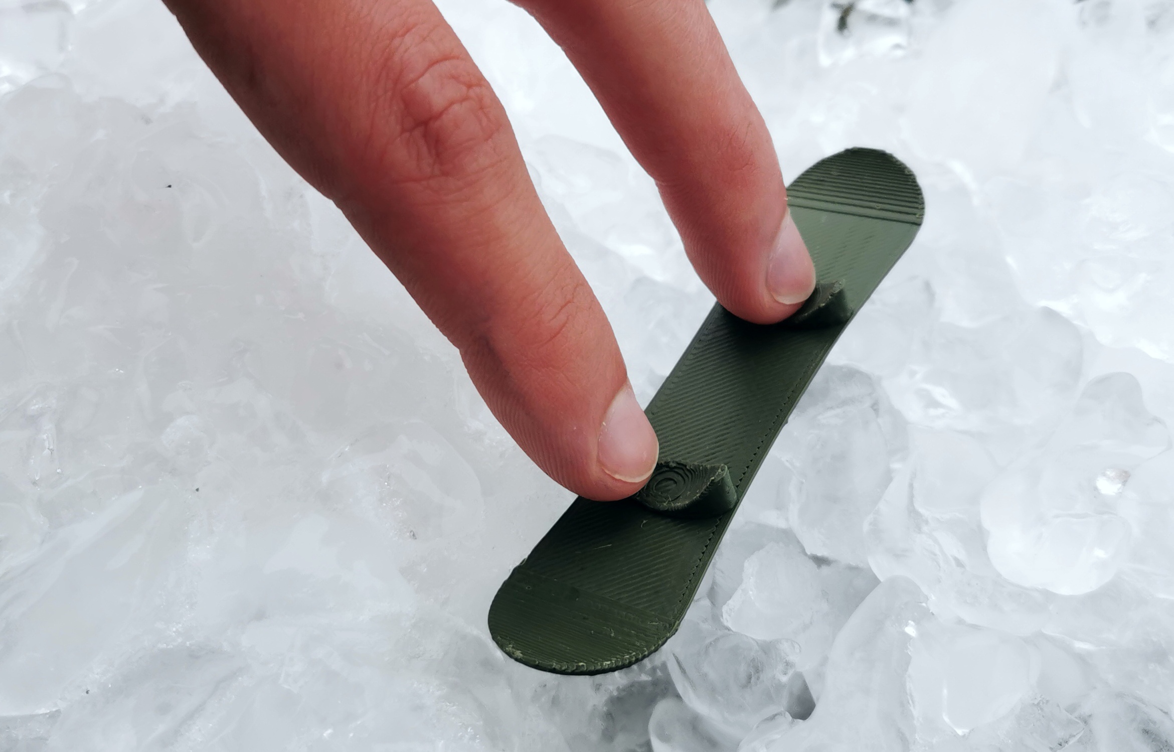 Finger Sliders Mini Snowboard - Realistisches Fingerboard Mit Bindungen Für Snowboard-Fans