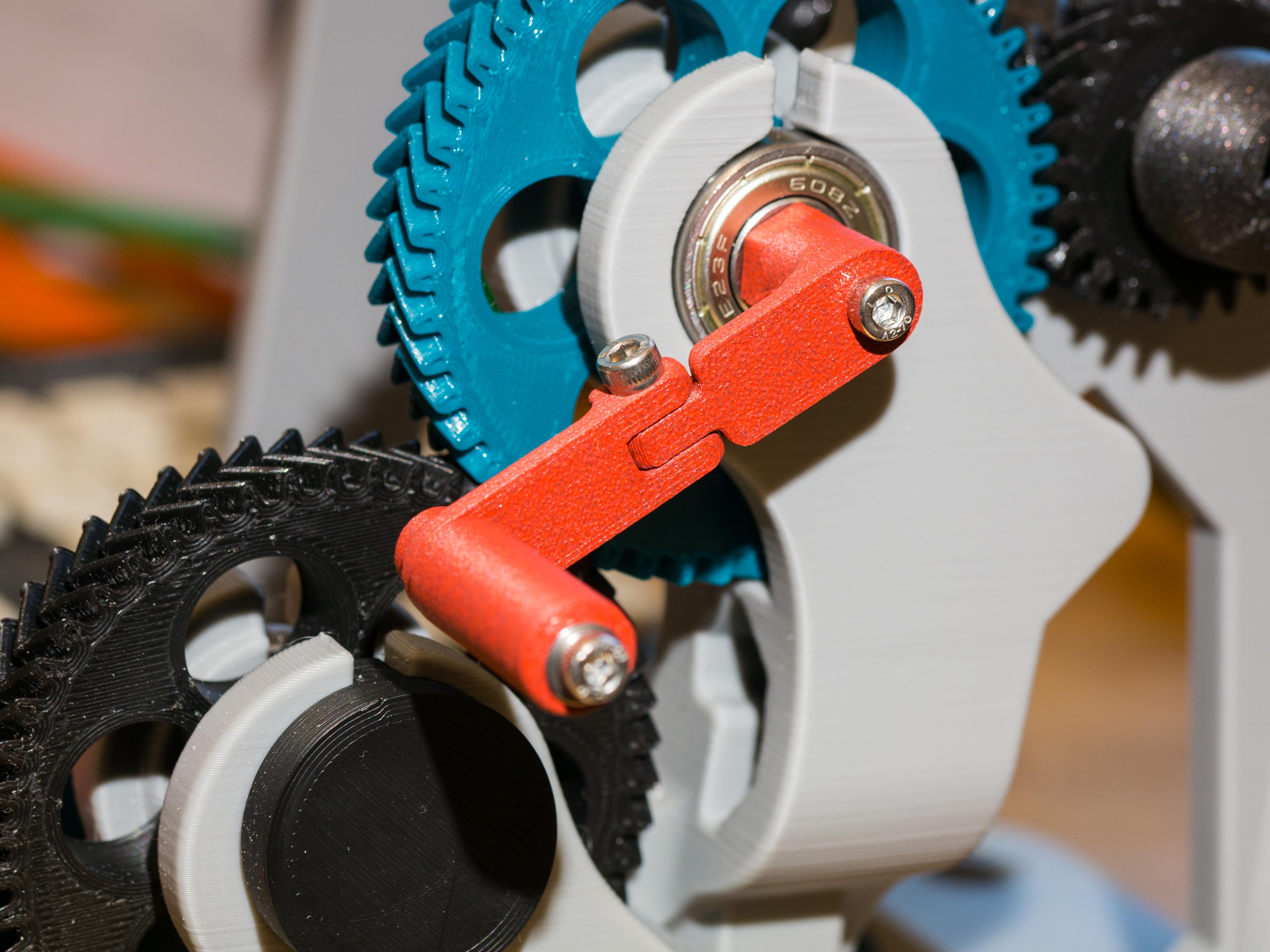 Foldable Crank for Bambu Lab P1 / X1 / X1C / X1CC Filament Spool Winder