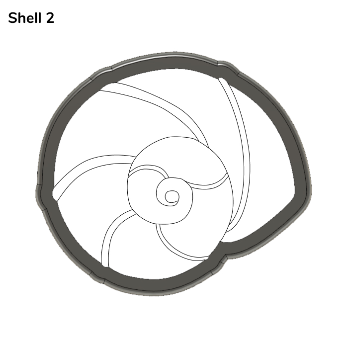 Miniatura 2 do modelo 3D Shell Cookie Cutter (Multiple Designs)