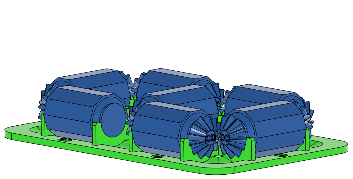Mechanical 7-segment displays — miniatura 7