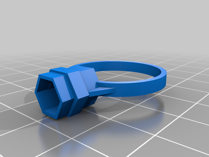 Ring with bit holder by radius_mcfly | Download free STL model ...