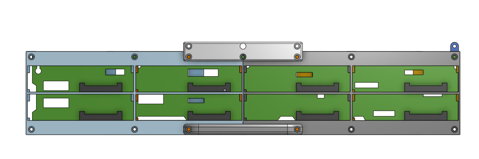 Miniatura 6 do modelo 3D Stackable HDD Enclosure with Backplane