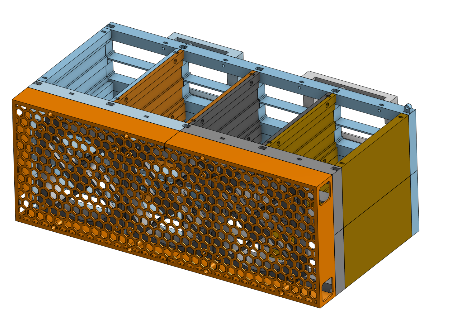 Miniatura 7 do modelo 3D Stackable HDD Enclosure with Backplane