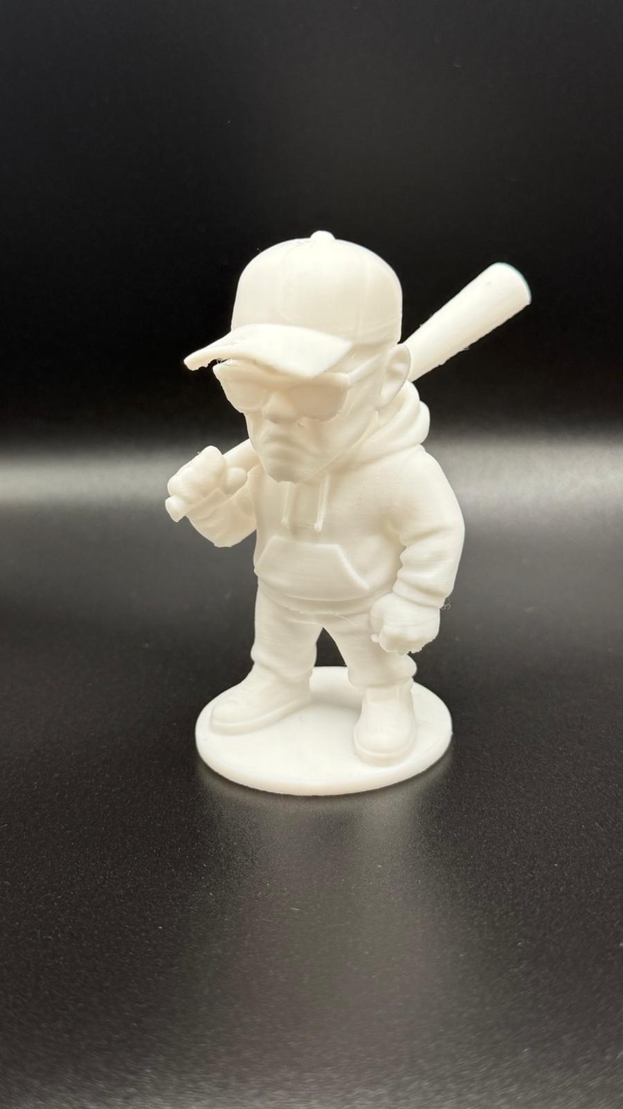 Urban Gangster with Baseball Bat