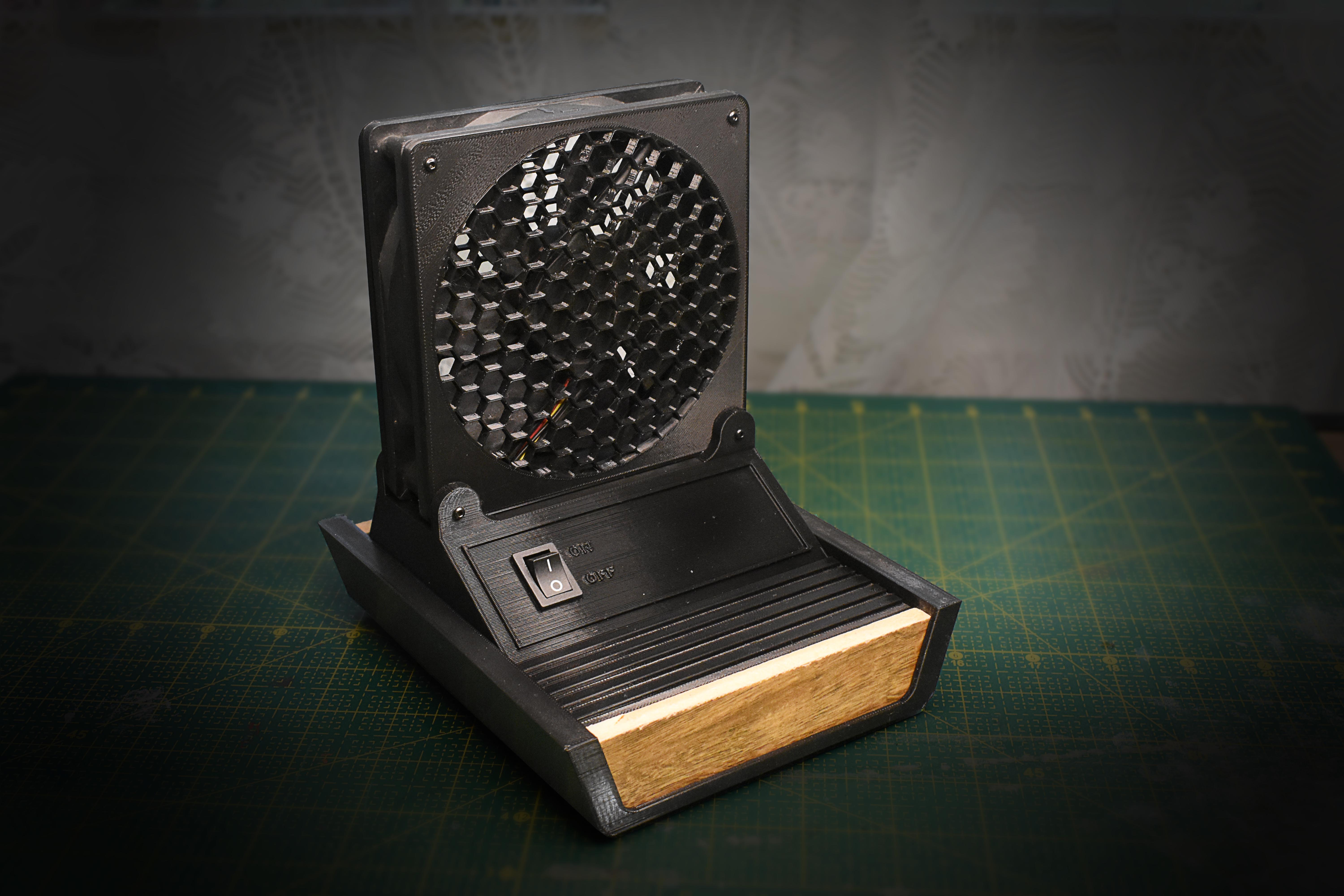 Atari 2600 inspired desk fan 120mm 25mm by permateum download free