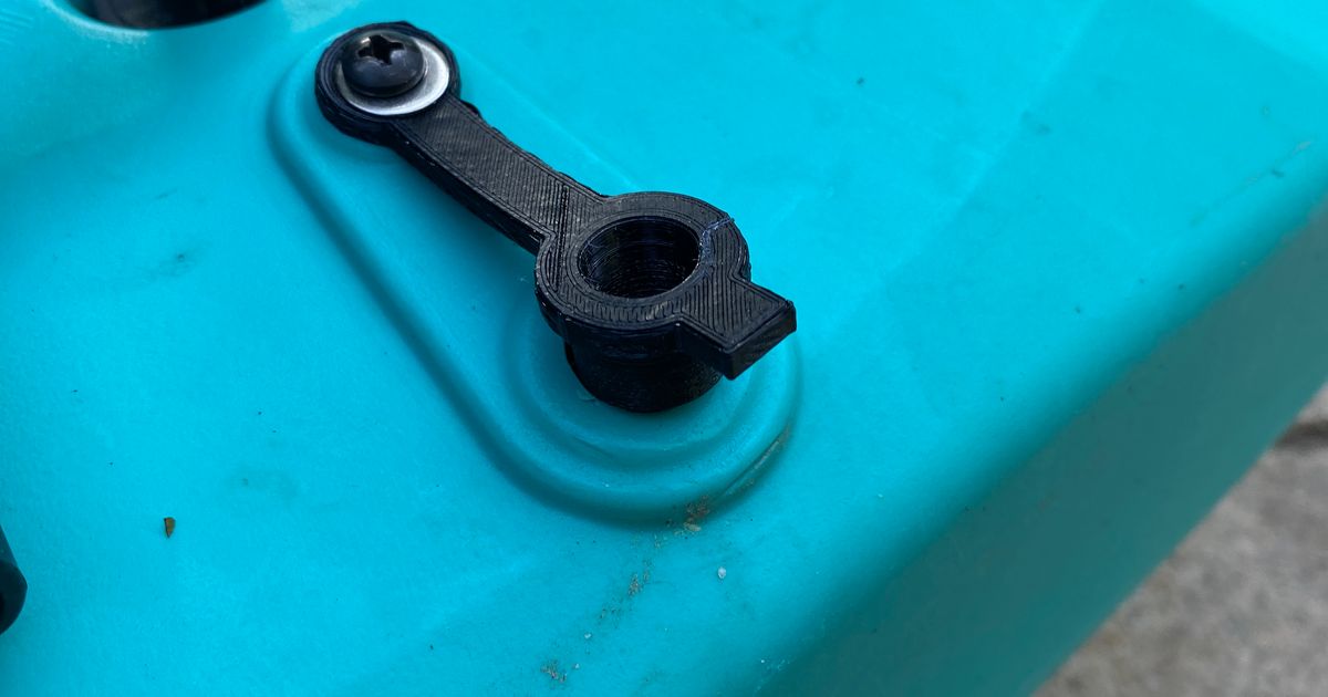 Lifetime Kayak Plug by ChildsPlay3DPrints Download free STL model