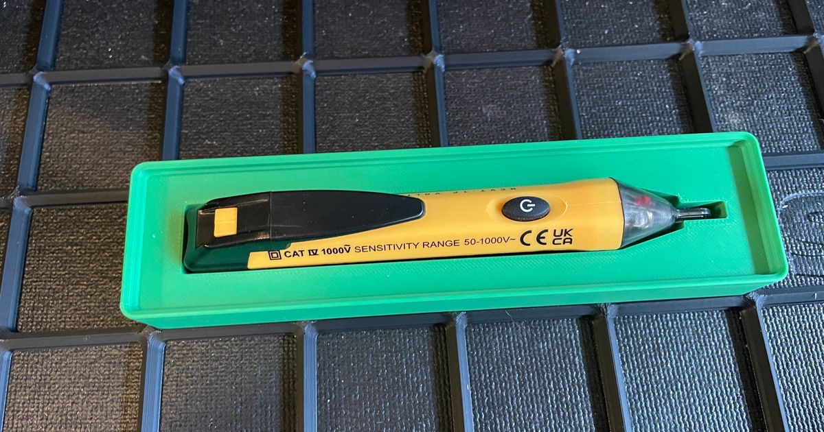 Gridfinity Klein Voltage Tester Holder by tham Download free STL