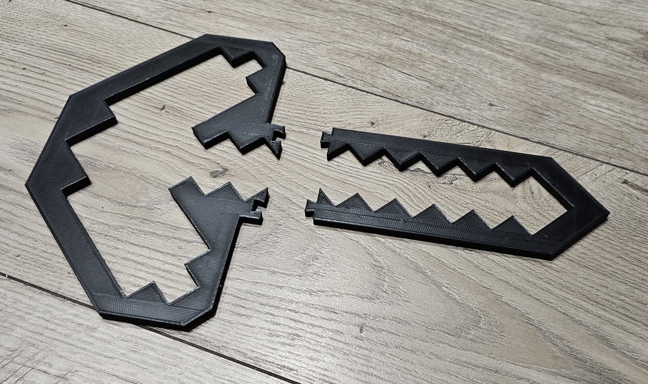 Miniatura 4 do modelo 3D LEGO Minecraft Pickaxe construction template