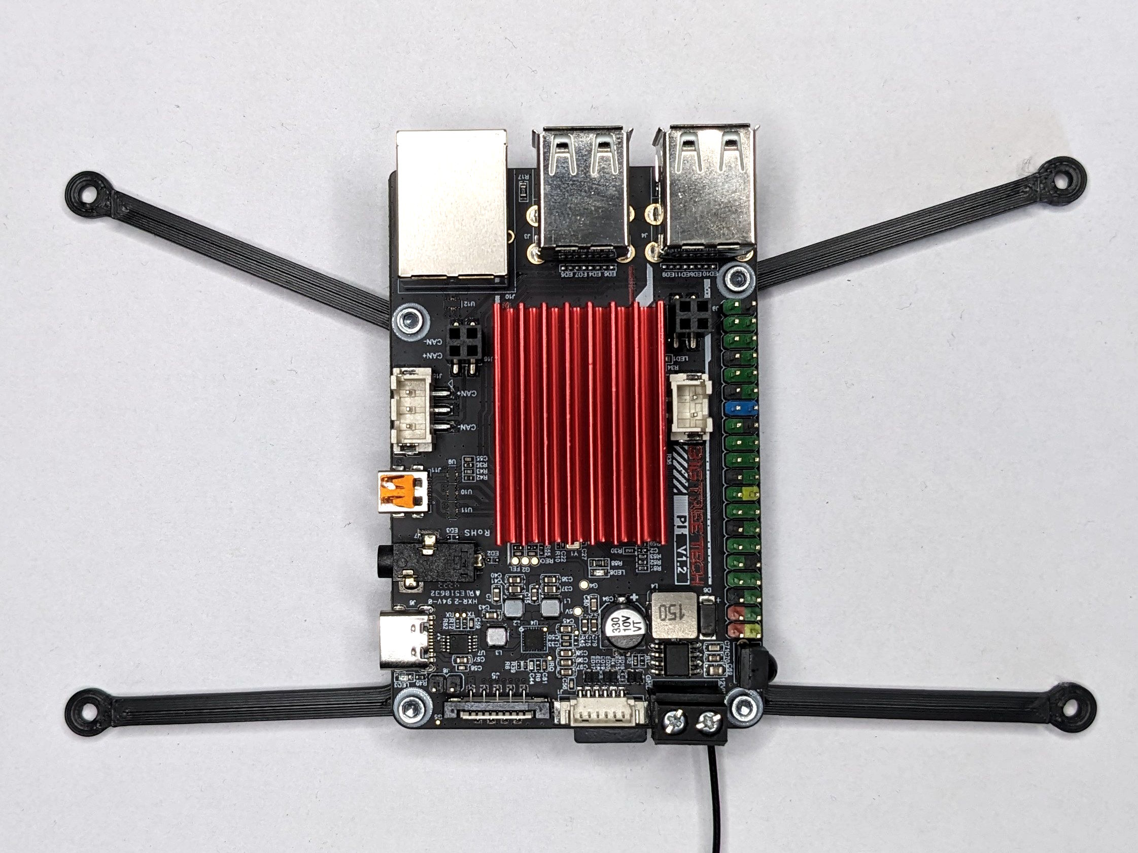 Lightweight Pi Mount for Bastion Printer