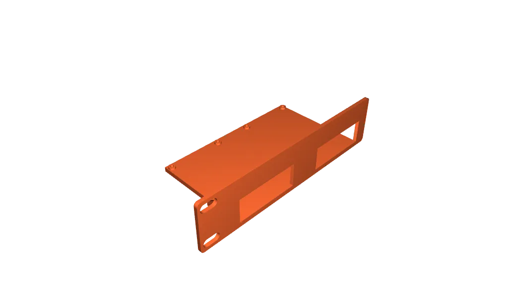 2 Pi Rack mount by Kai | Download free STL model | Printables.com