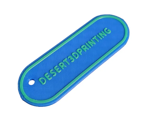 Desert3DPrinting Keychain