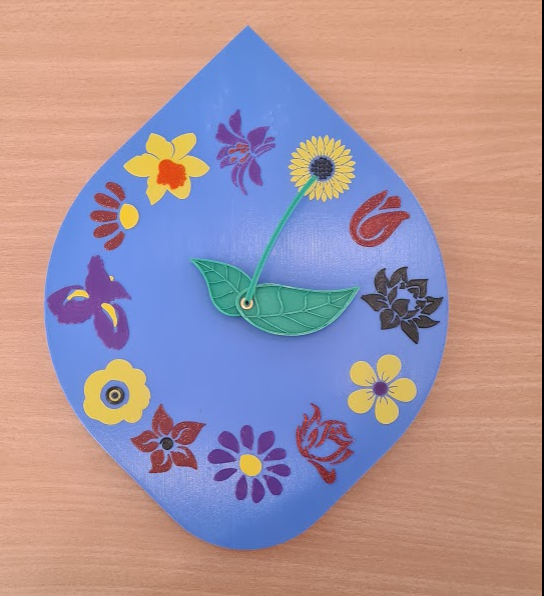 Miniatura 4 do modelo 3D Flower Clock